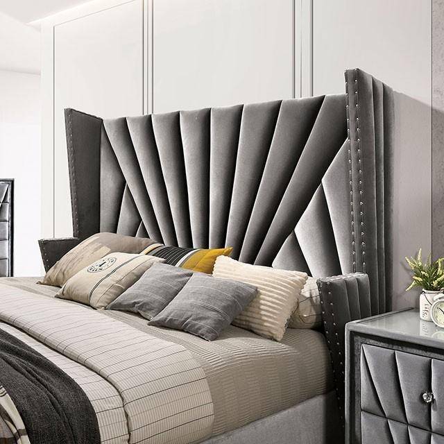 Buy Furniture of America CM7164 Carissa King Panel Bedroom Set 2 Pcs in ...