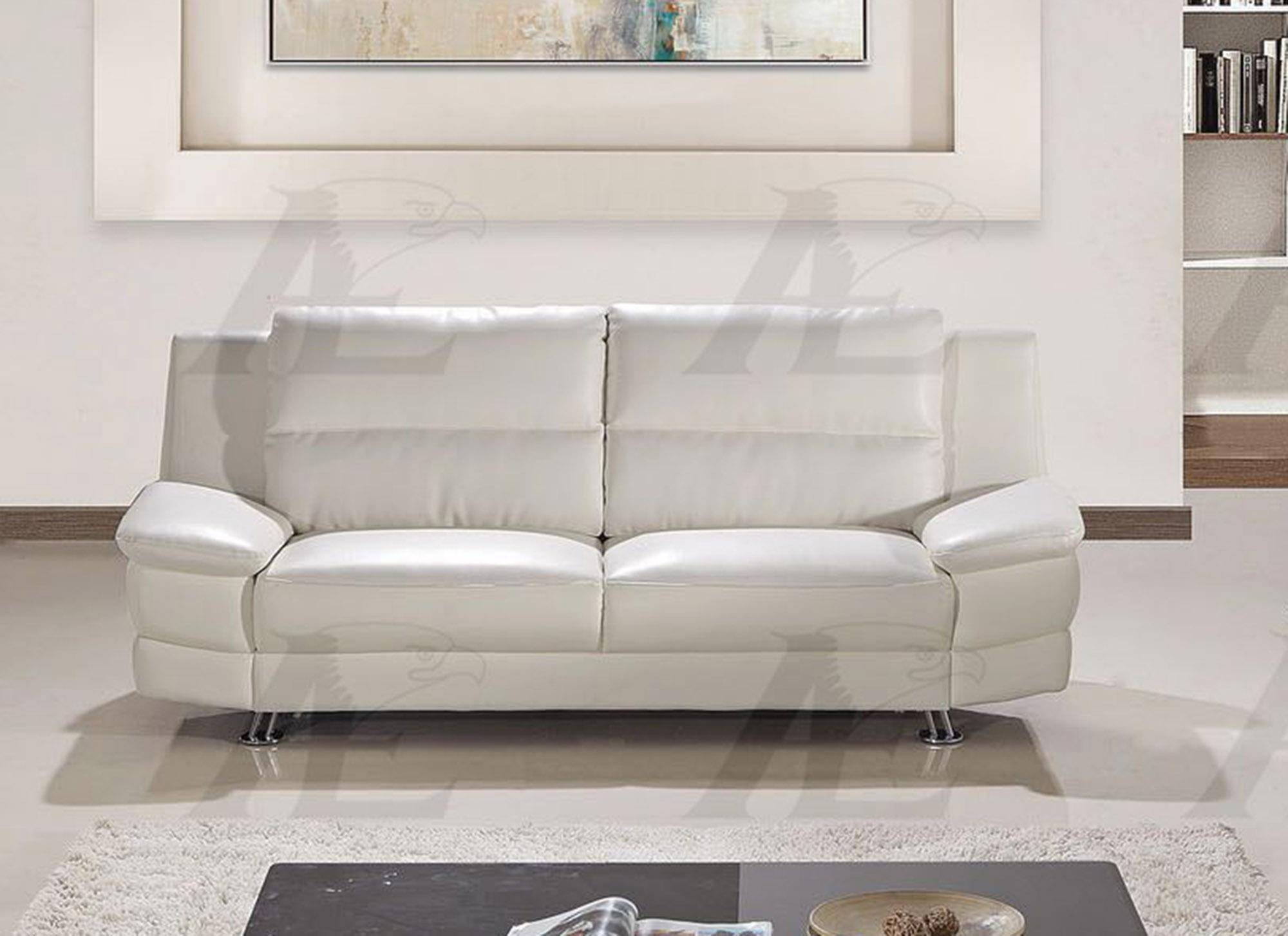 Buy American Eagle AE768-SW Sofa and Loveseat Set 2 Pcs in White ...
