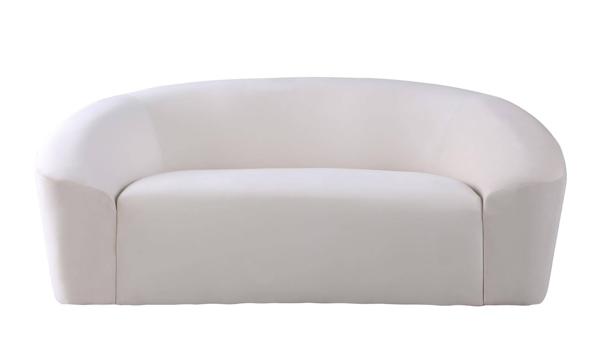 Buy Meridian RILEY Loveseat in Cream, Velvet online