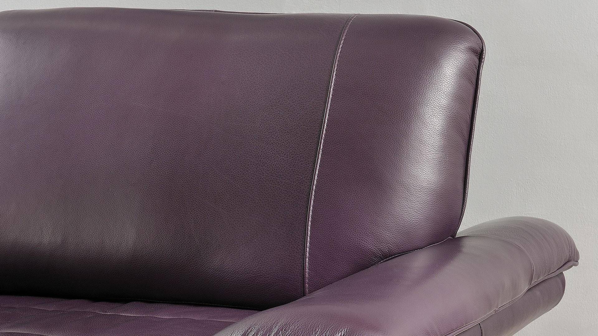 eggplant leather sofa set