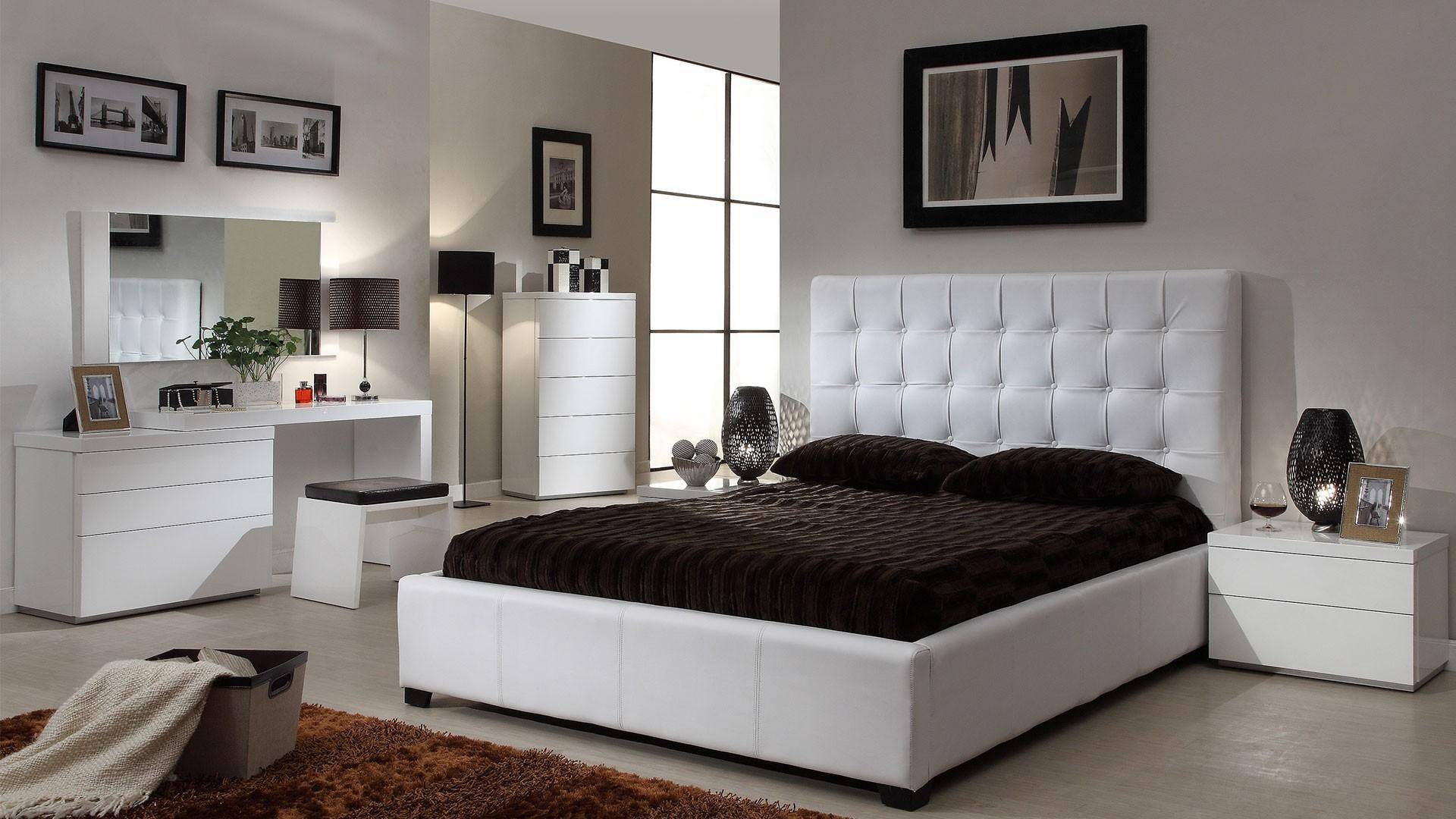 Buy At Home Athens King Storage Bedroom Set 3 Pcs In White Fabric Online