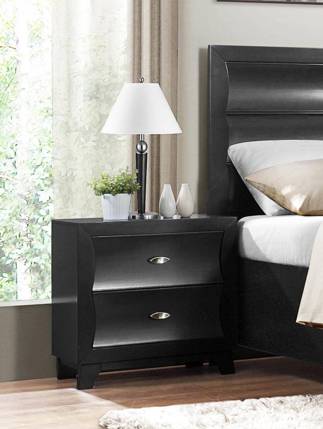 Buy Homelegance Zandra 2262kbk 1ck Storage Bed 4 Pcs In Black Wood Solids And Veneer Online 