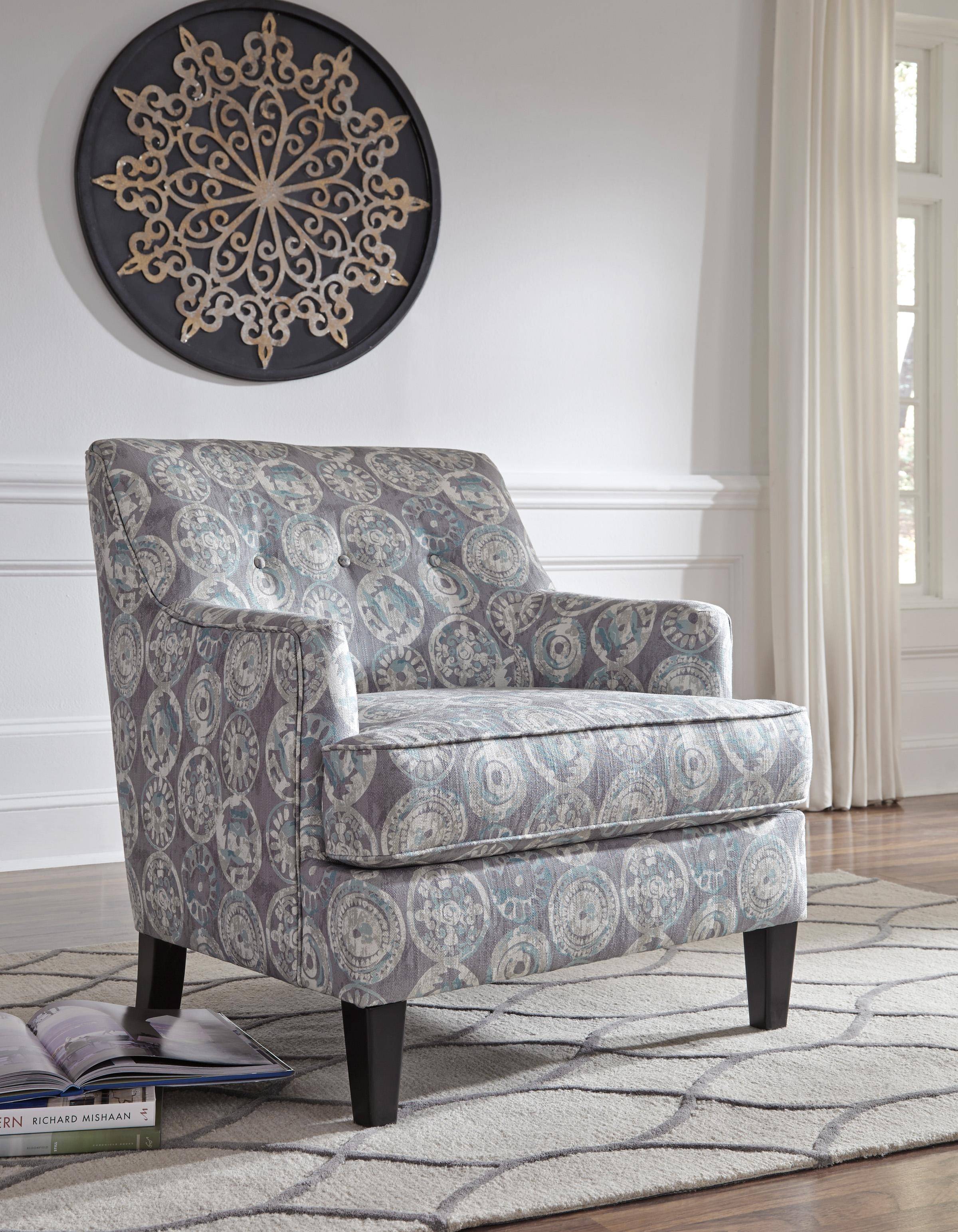 Buy Ashley Adril Accent Chair In Mint Polyester Online   F7998be44ef81d77db326c010083 