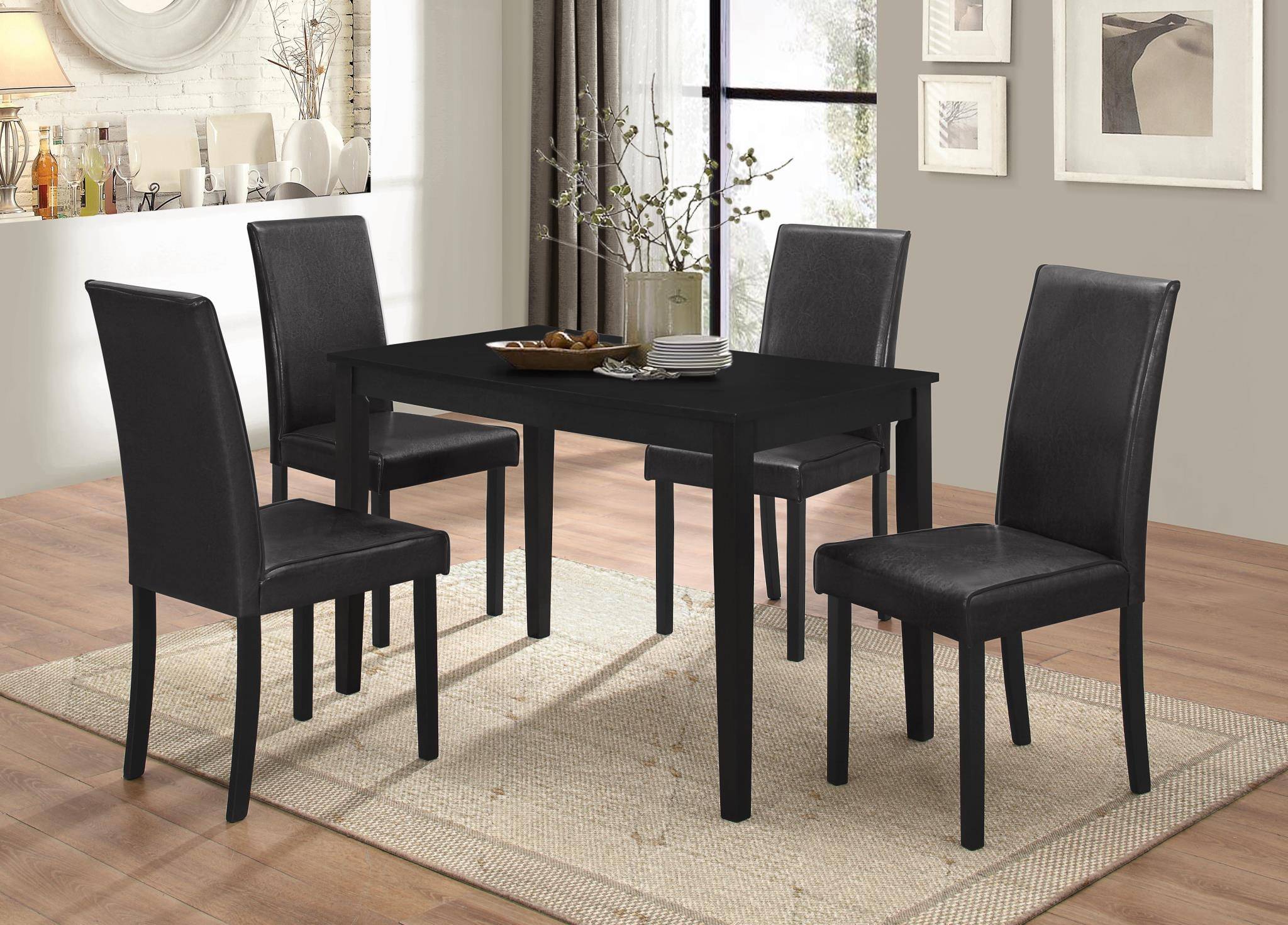 Buy MYCO Drake Dining Sets 5 Pcs in Black, Polyurethane online