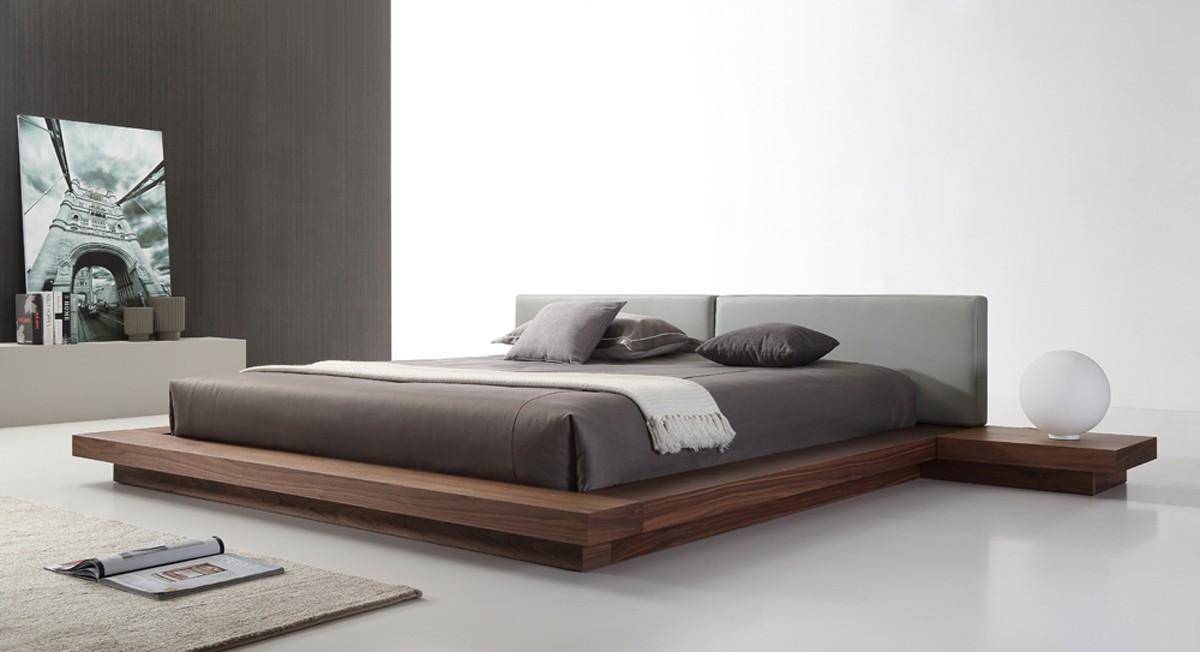 modern california king platform bed mattress set