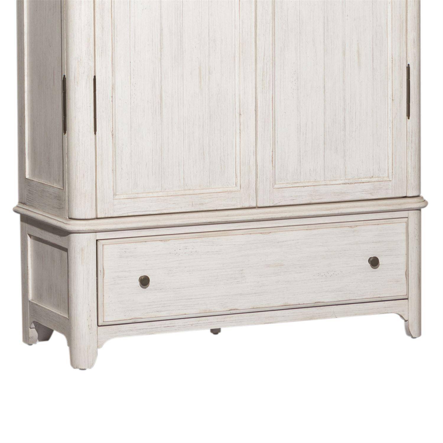 Buy Liberty Furniture Farmhouse Reimagined 652 Br Armoire Base Armoire Base In White Wood Online