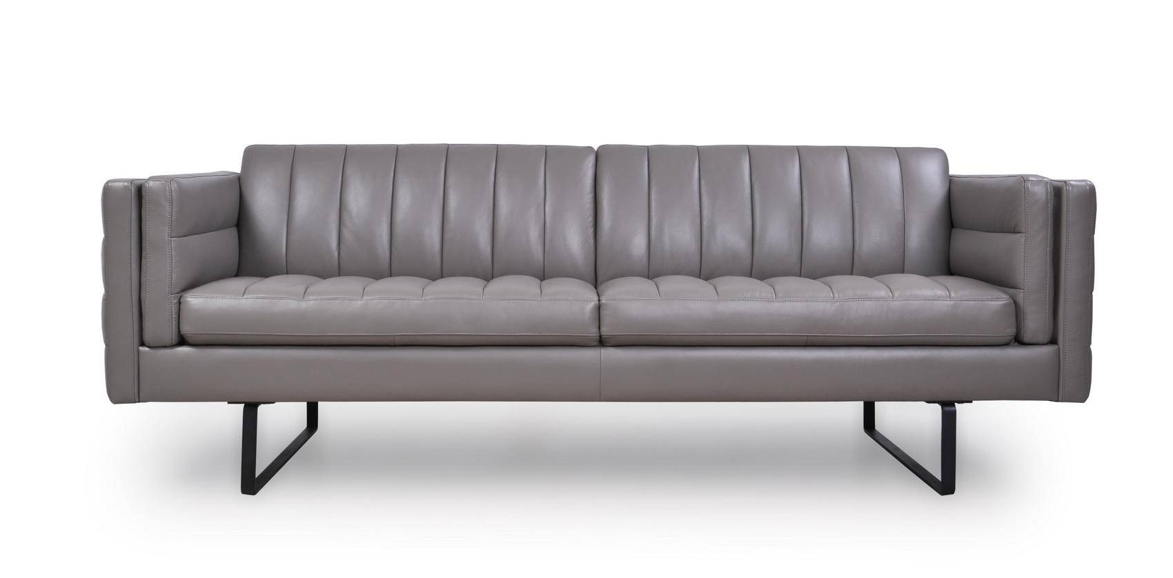 Buy Moroni Orson 582 Sofa And Chair 2 Pcs In Gray Top Grain Leather Online