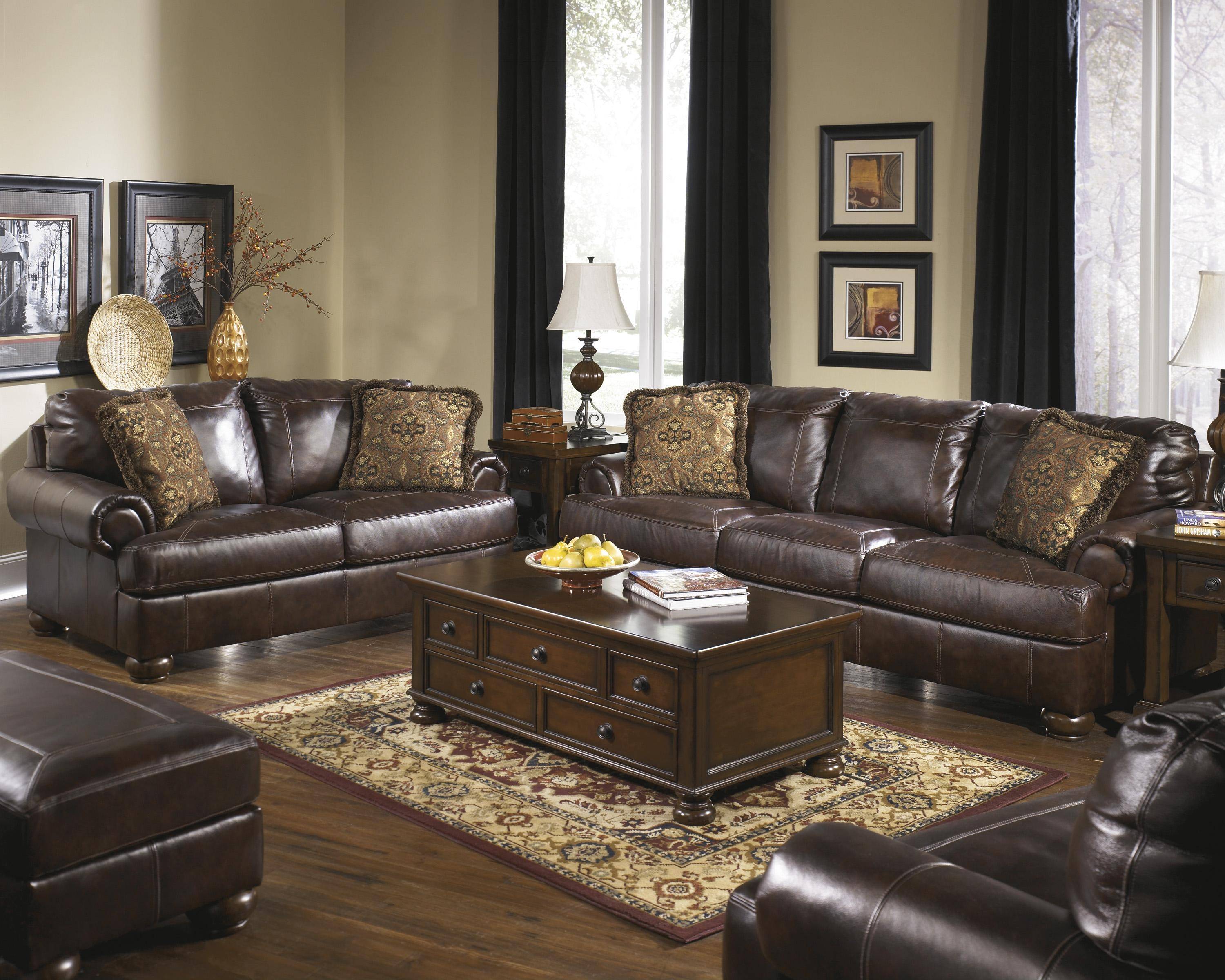 Leather Living Room Sets At Ashley