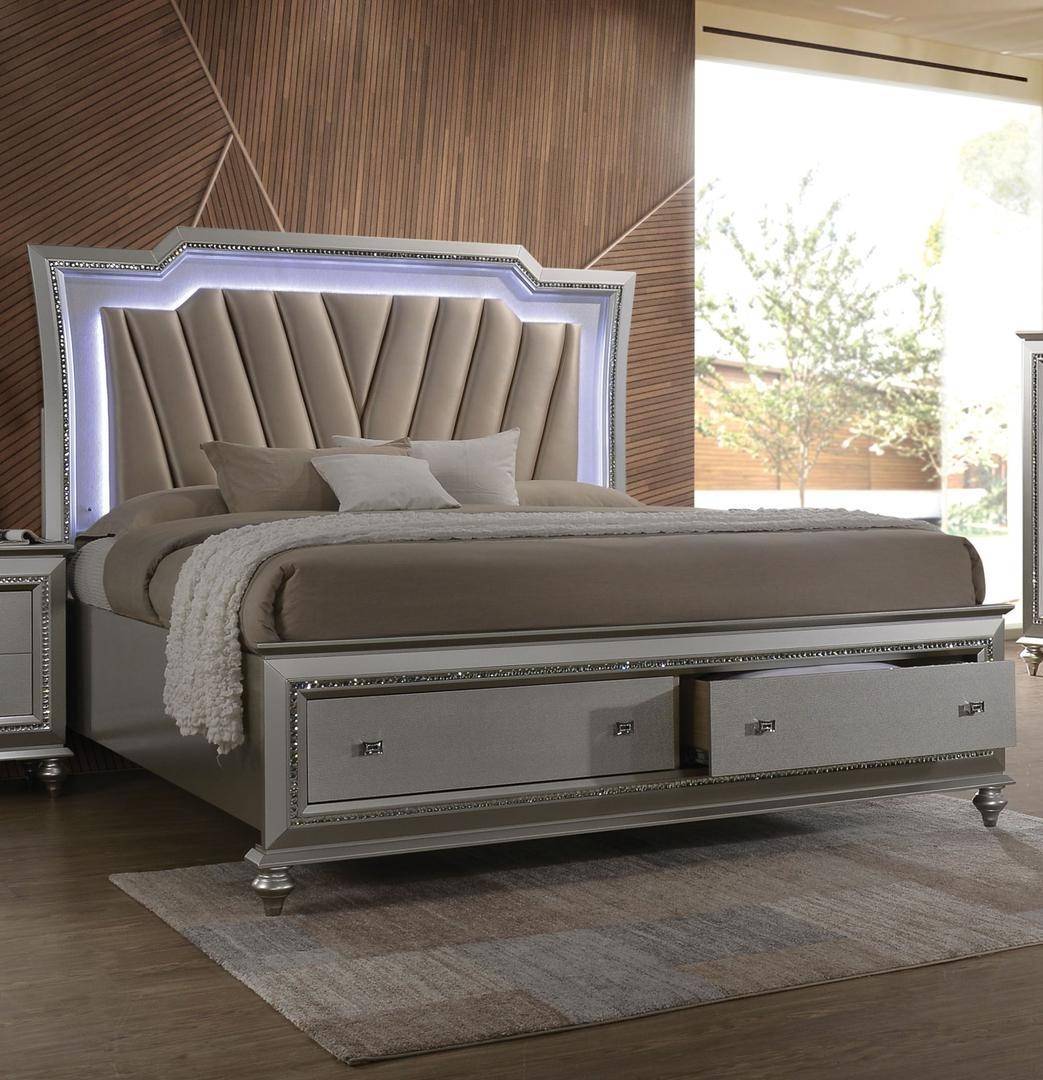 Buy Orren Ellis Samana King Storage Bedroom Set 5 Pcs in ...