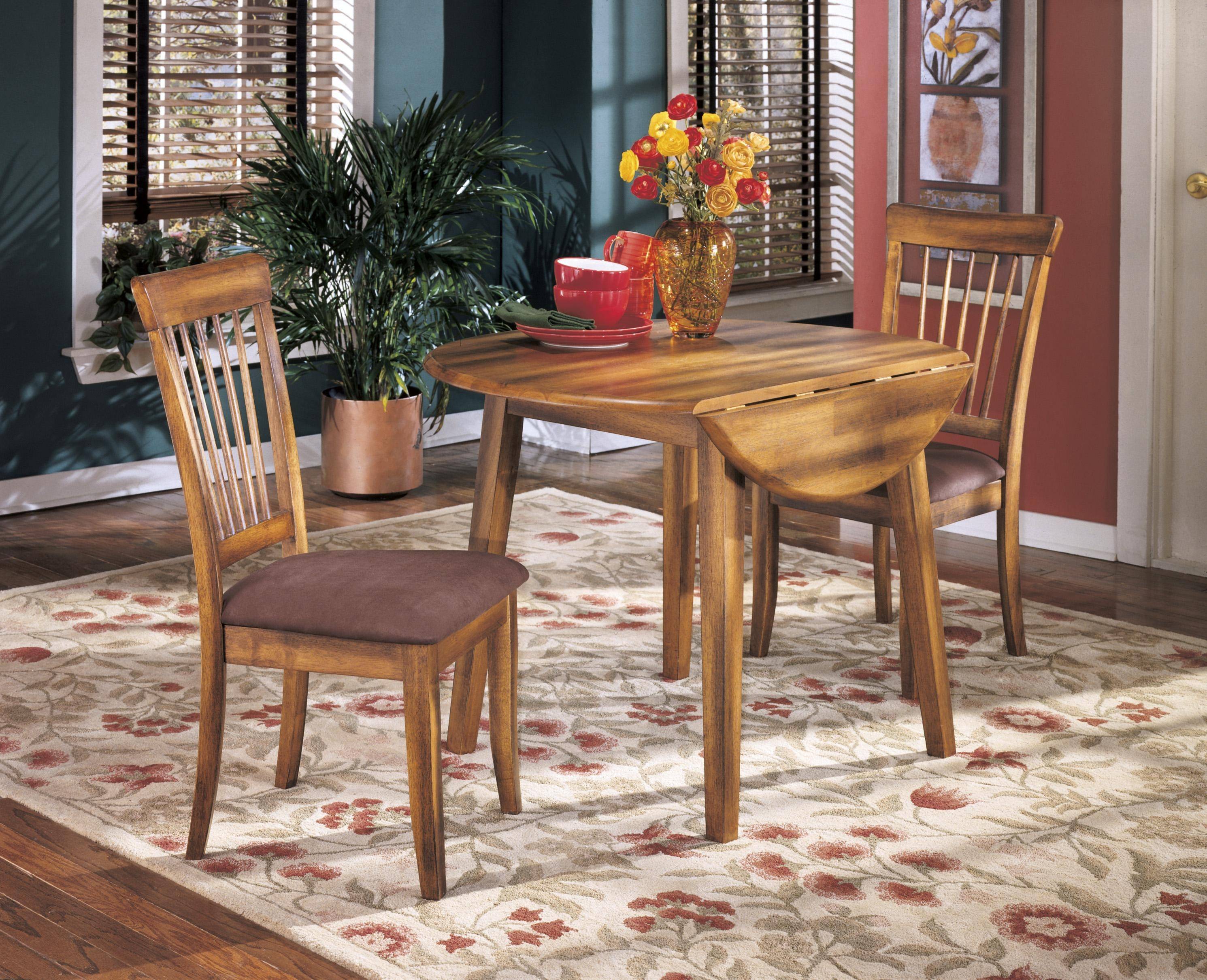 Ashley Dining Room Table With Flip Up Leaf