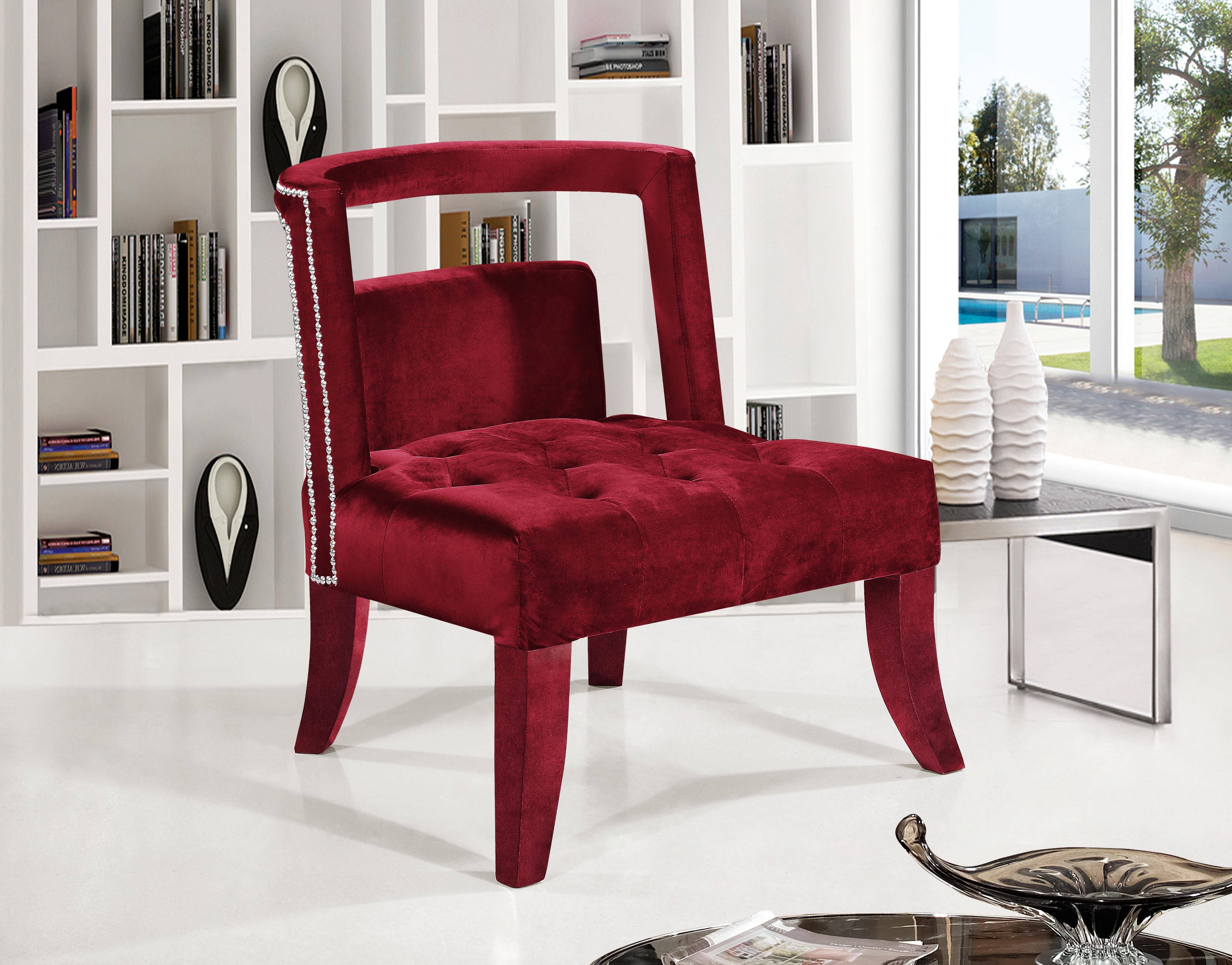 Burgundy living room online chairs