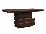     
Rustic Chesney Dining Table Set in Faux Leather
