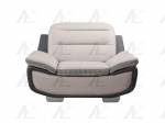     
Modern AE638-LG.DG Sofa Loveseat and Chair Set in Bonded Leather
