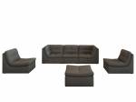     
Modern Buchanan 102&quot; Sectional Sofa in Bonded Leather
