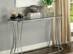     
Modern Esme Coffee Table End Table Console Table in Glass
