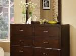     
Contemporary Serena Panel Bedroom Set in Faux Leather
