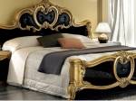     
Classic Panel Bed by ESF Barocco Black-Gold
