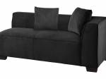     
Contemporary Metz Sectional Sofa and Ottoman in Polyester
