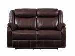     
Contemporary U9303C Reclining Set in leather gel
