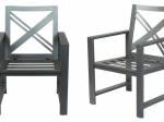     
Contemporary Jolee Outdoor Dining Chair in Fabric
