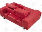     
Modern AE606-RED Sofa Loveseat and Chair Set in Bonded Leather
