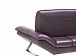     
Contemporary Roxi Eggplant Sofa Set in Leather
