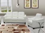     
(7606-WH-Set-3 ) Sofa Loveseat and Chair Set
