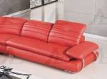     
(EK-LB119-RED Set-5-LHC ) Sofa Chaise Coffe Table and 2 Ottomans Set
