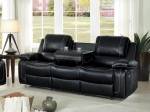     
(8334BLK-3+2 ) 00782359385105 Reclining Sofa and Loveseat
