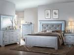     
Contemporary B7100 Lillian Platform Bedroom Set in Faux Leather
