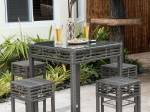     
(PJO-1601-GRY-5PP ) 00811759027275 Outdoor Dining Set
