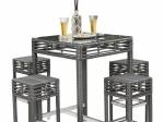     
Modern Outdoor Barstool by Panama Jack Graphite
