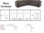     
Contemporary Sectional Corner Sofa by J&M Muse
