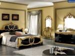     
Classic Barocco Black-Gold Panel Bed in Eco Leather
