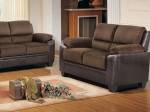     
(CA1130-BR-Set-3 ) Sofa Loveseat and Chair Set
