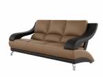     
Contemporary U982 T/BR Sofa Loveseat and Chair Set in leather gel
