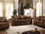     
Classic, Traditional Corvallis Sofa Loveseat and Chair Set in Microfiber
