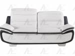     
Modern Sofa Loveseat and Chair Set by American Eagle AE638-IV.BK
