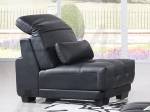     
Modern AE-L296-BK Sofa Chaise Chair and Ottoman Set in Bonded Leather
