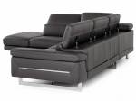     
(VGDDVELVET-GRY-SECT ) Sectional Sofa
