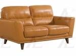     
Modern EK082-ORG Sofa Loveseat and Chair Set in Italian Leather
