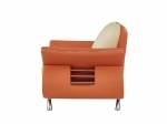     
U559 U559 BEI/ORANGE -Sofa Set-3 Bonded Leather by Global Furniture
