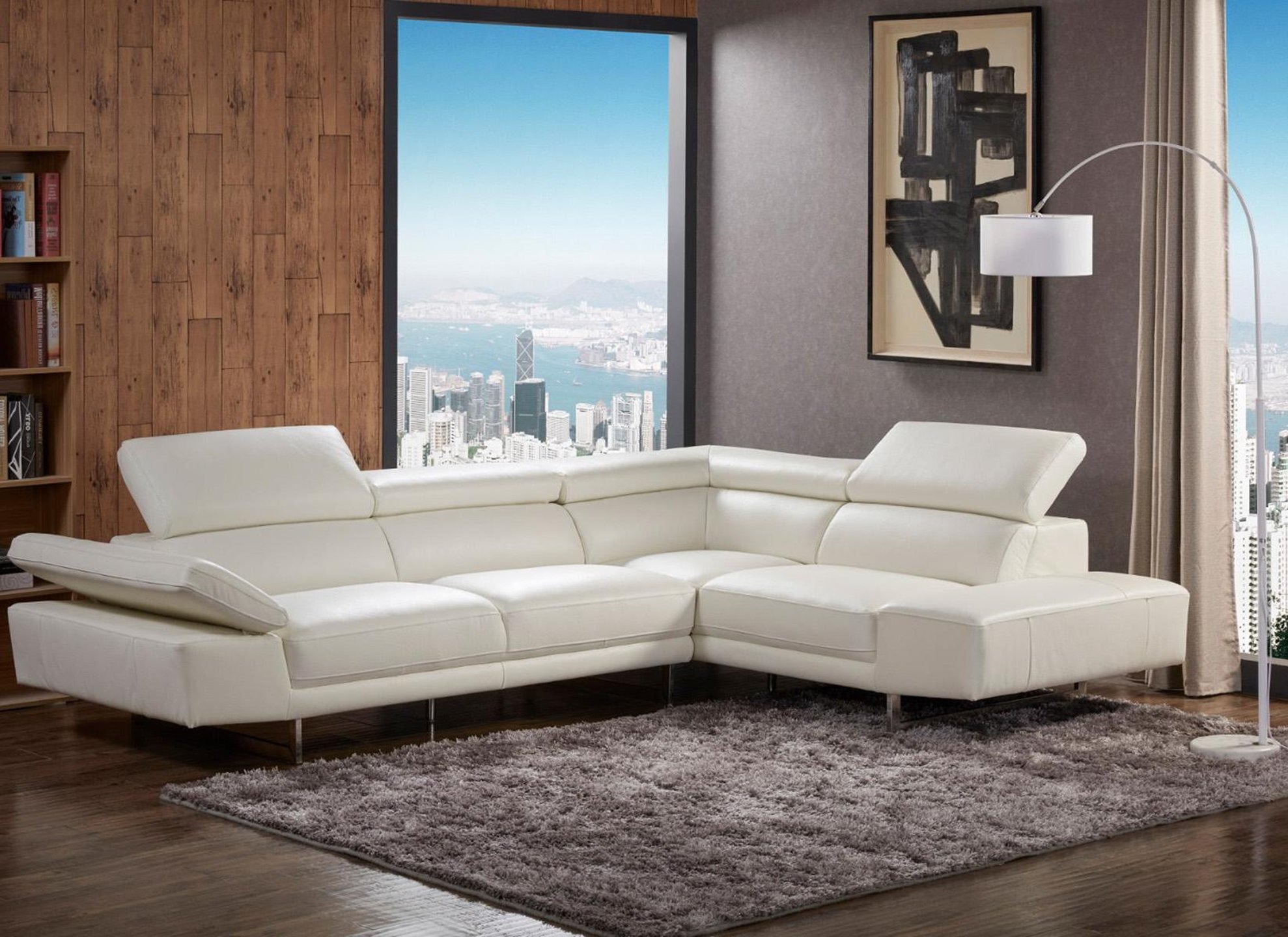 Buy Orren Ellis Ashburton II Sectional Sofa Right Hand Chase in White ...