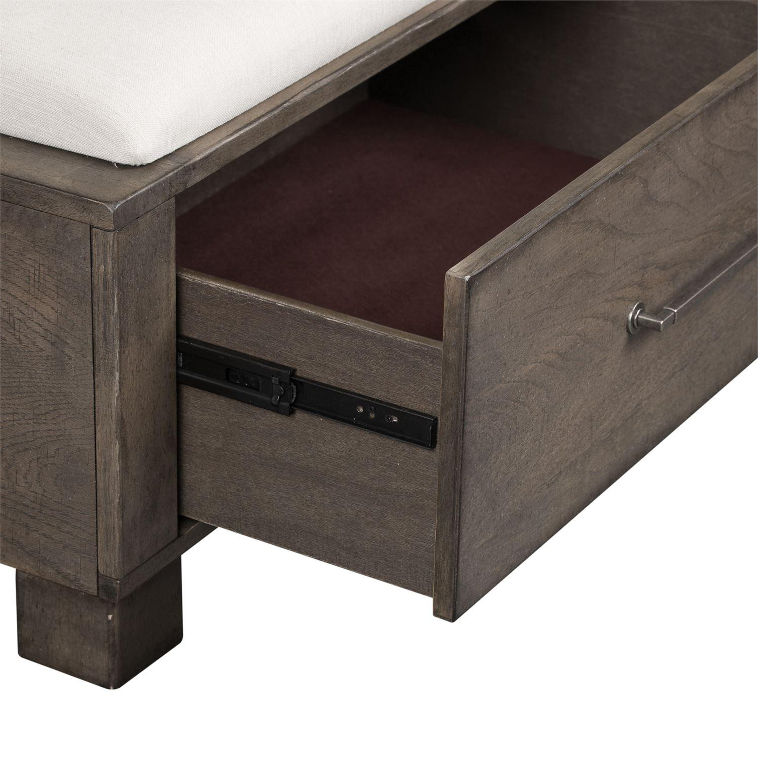 Buy Liberty Furniture Modern Farmhouse 406 Br Storage Bed Queen Storage Bed In Gray Wood Online