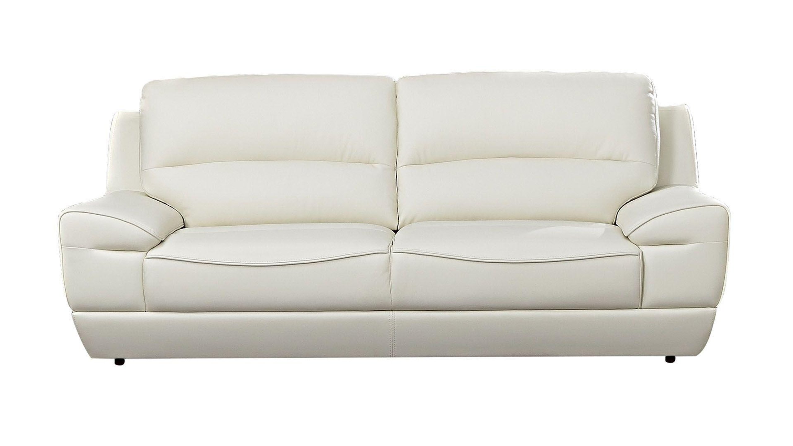 Buy American Eagle EK018-W Sofa Set 3 Pcs in White, Italian Leather online