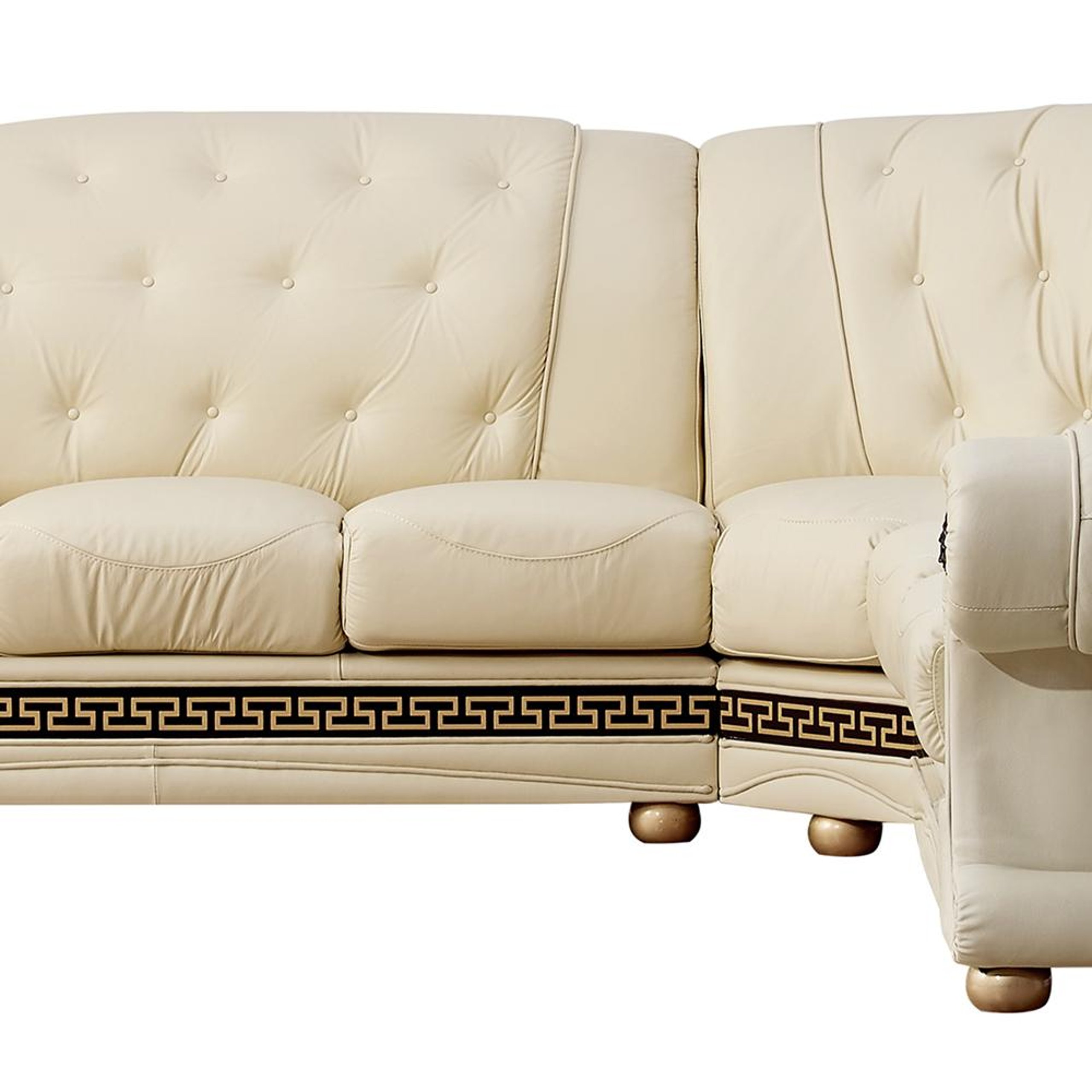 угловой кожаный диван с креслом