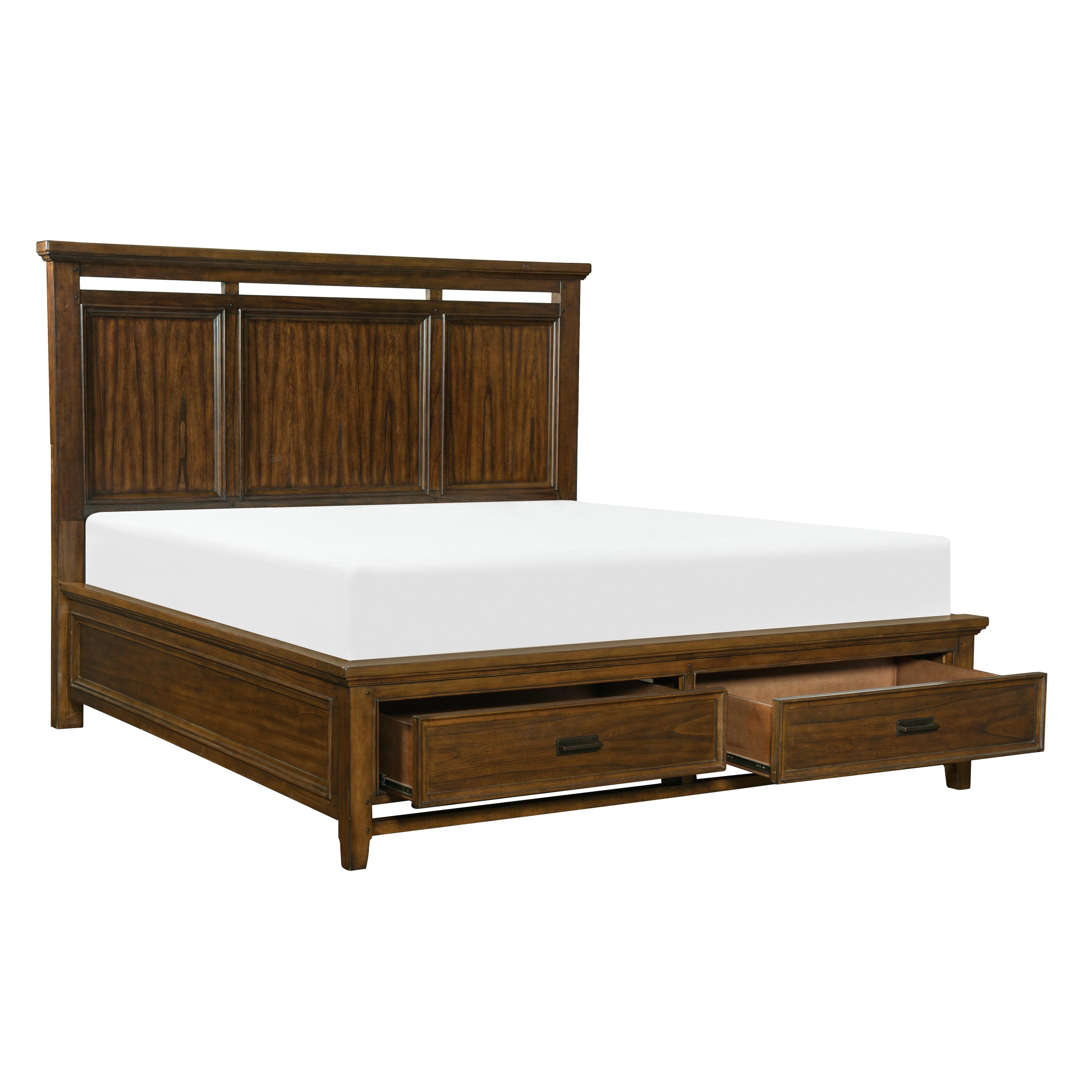 Buy Homelegance K CK Frazier Park California King Platform Bed In Cherry Wood Mindi