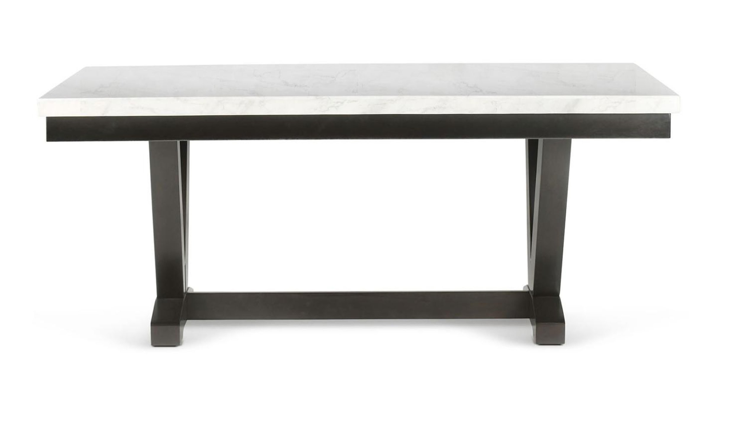 Buy Crown Mark Tanner Dining Table in Black / White, Marble, Fabric online