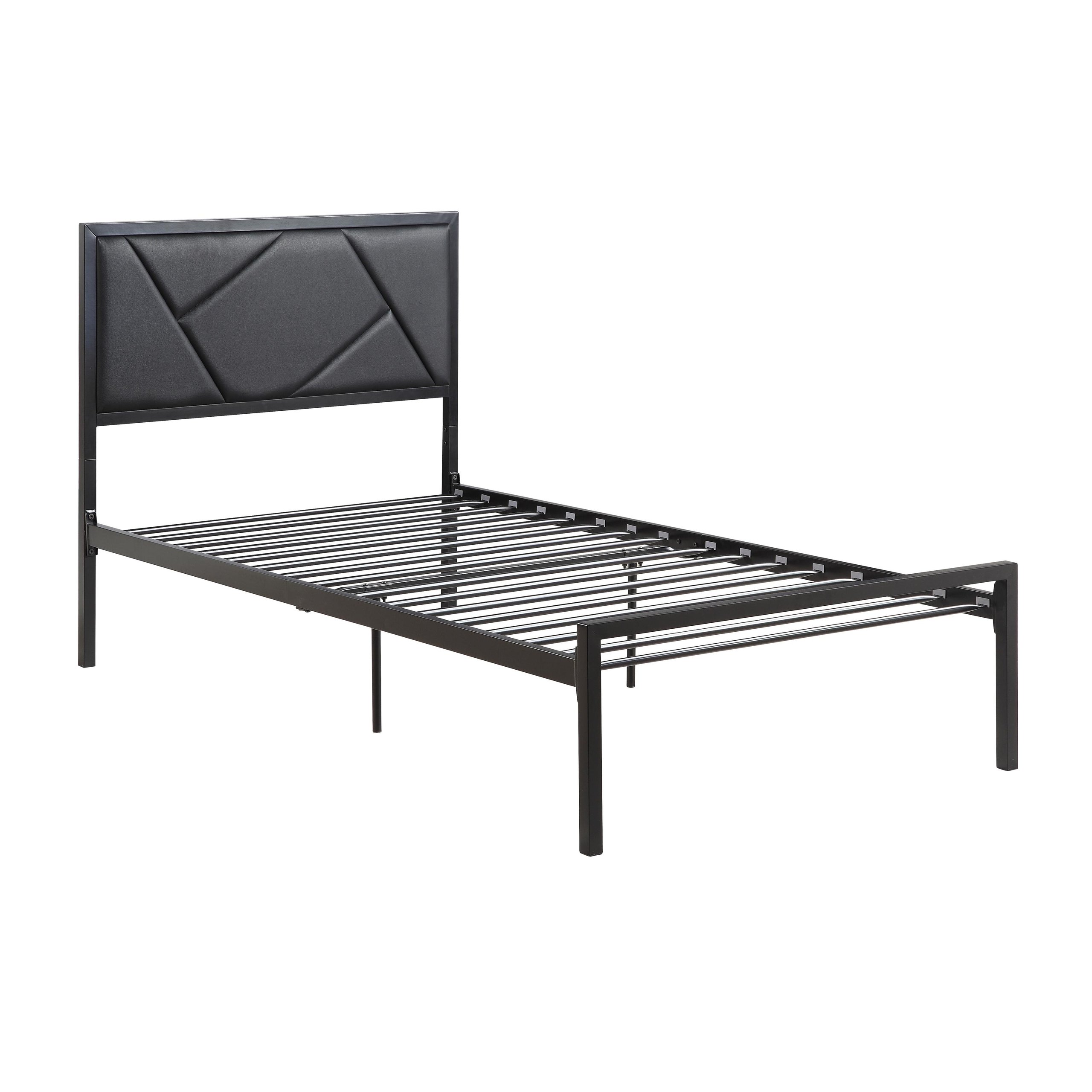 Buy Homelegance 1602BKT-1 Rhea Twin Bed in Gunmetal, Metal online