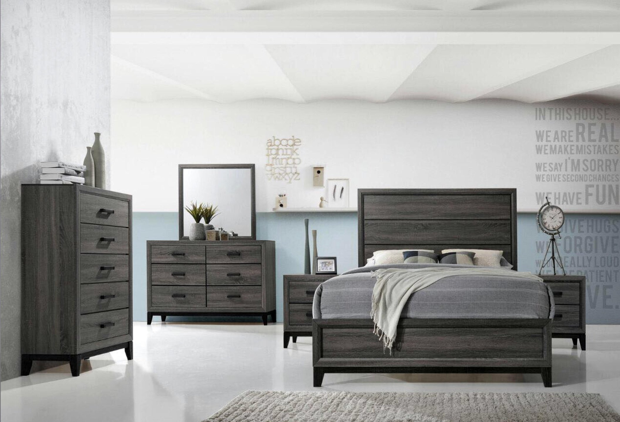 global furniture kate queen bedroom group kate collection